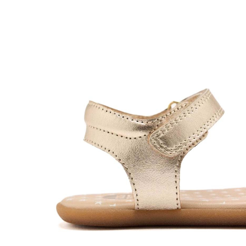 HUBBARD SANDALIA VELCRO PLATINO