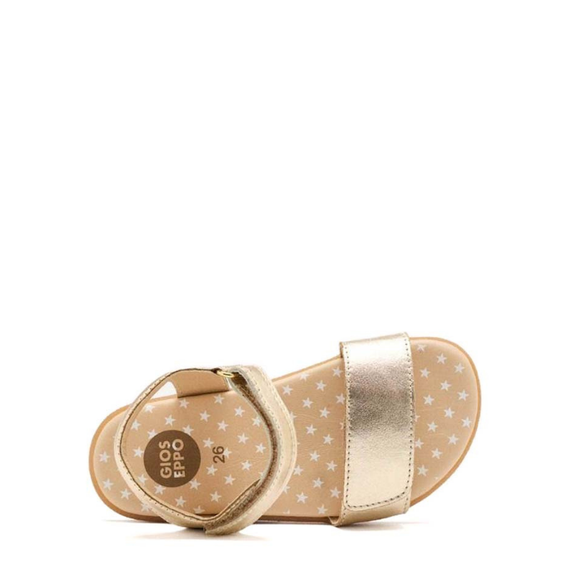 HUBBARD SANDALIA VELCRO PLATINO