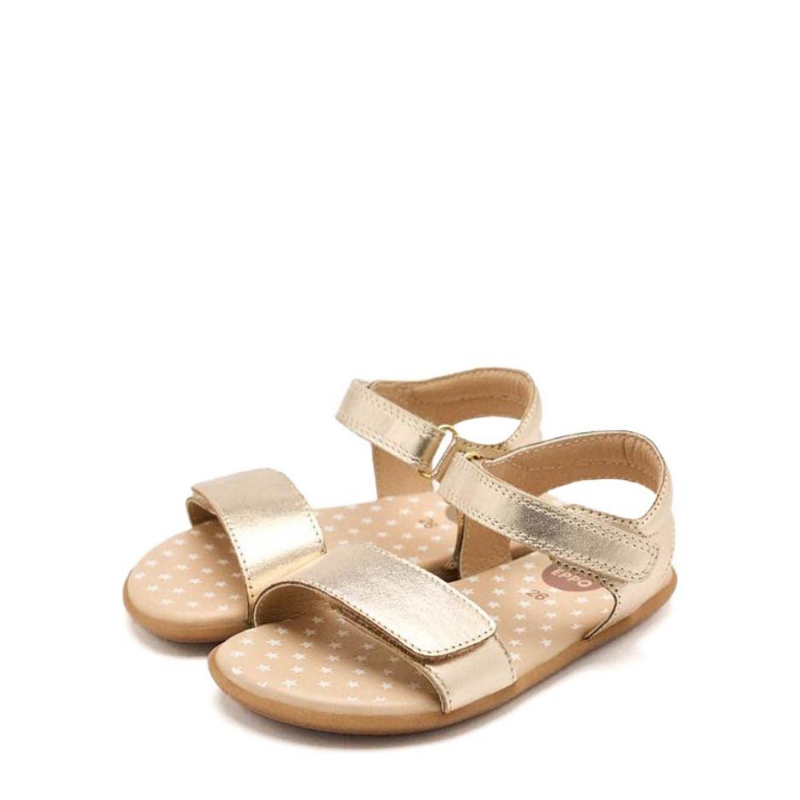 HUBBARD SANDALIA VELCRO PLATINO