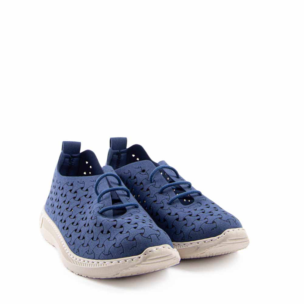 DEPORTIVO CORDONES TRENZADO NAVY A03702