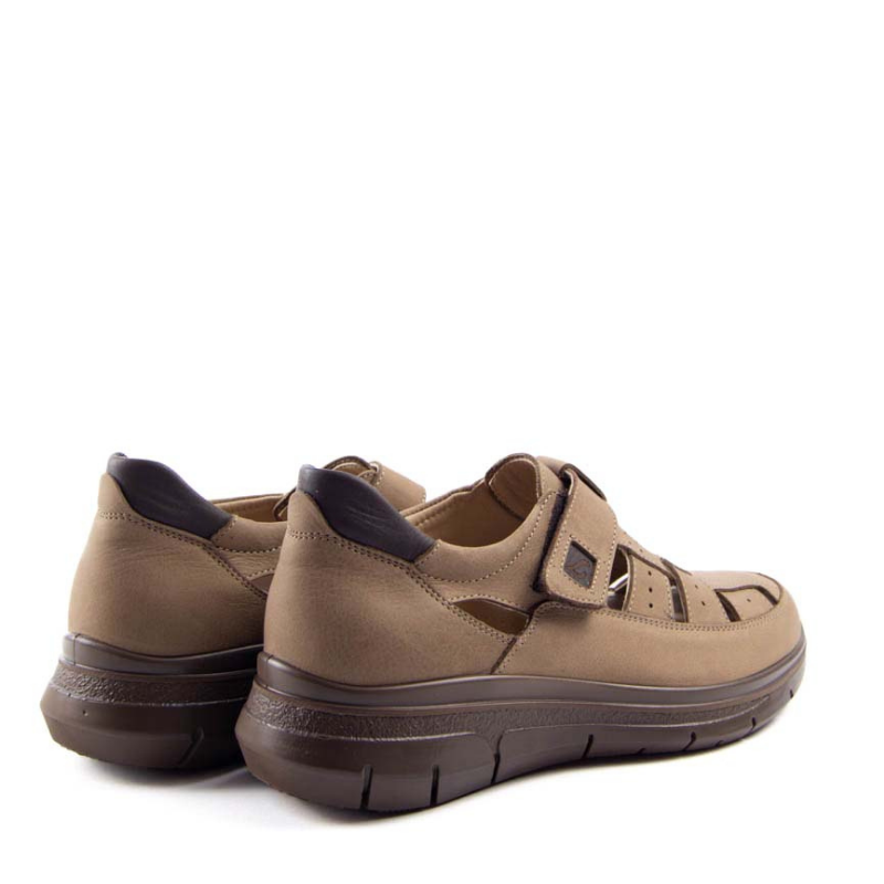 SANDALIA CERRADA GRASA TAUPE 36111GS