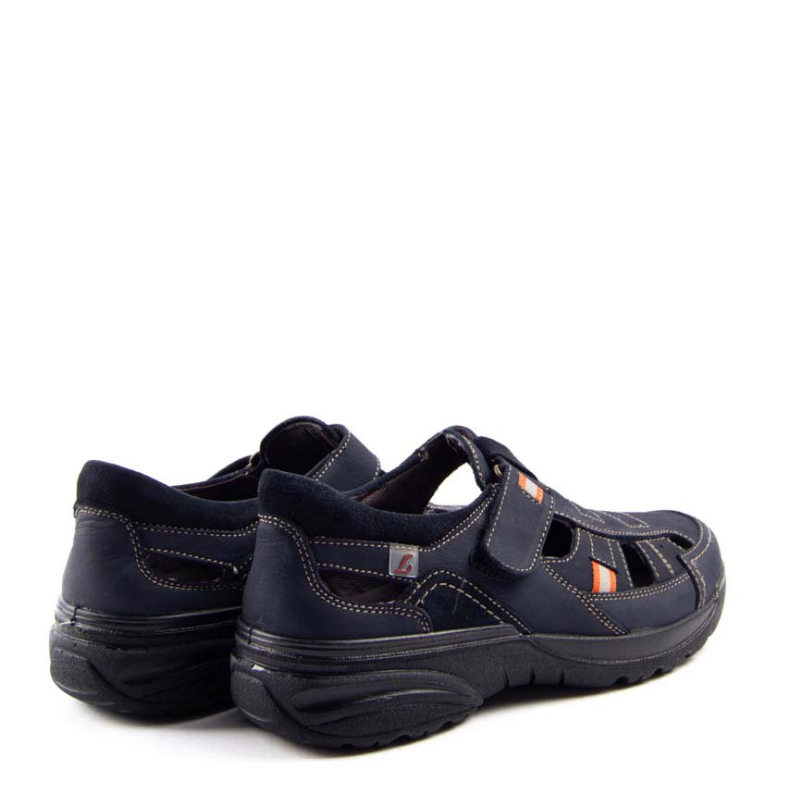 SANDALIA CERRADA NOBUK JEANS 16250ST