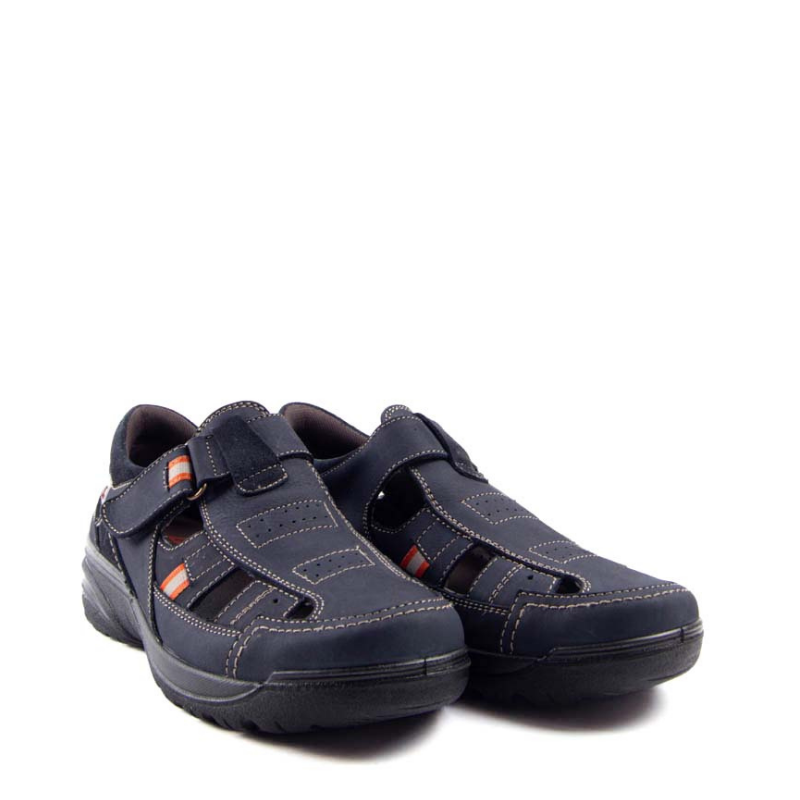 SANDALIA CERRADA NOBUK JEANS 16250ST