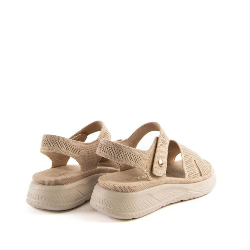 SANDALIA PICADA KNIT BEIGE ABZ28660