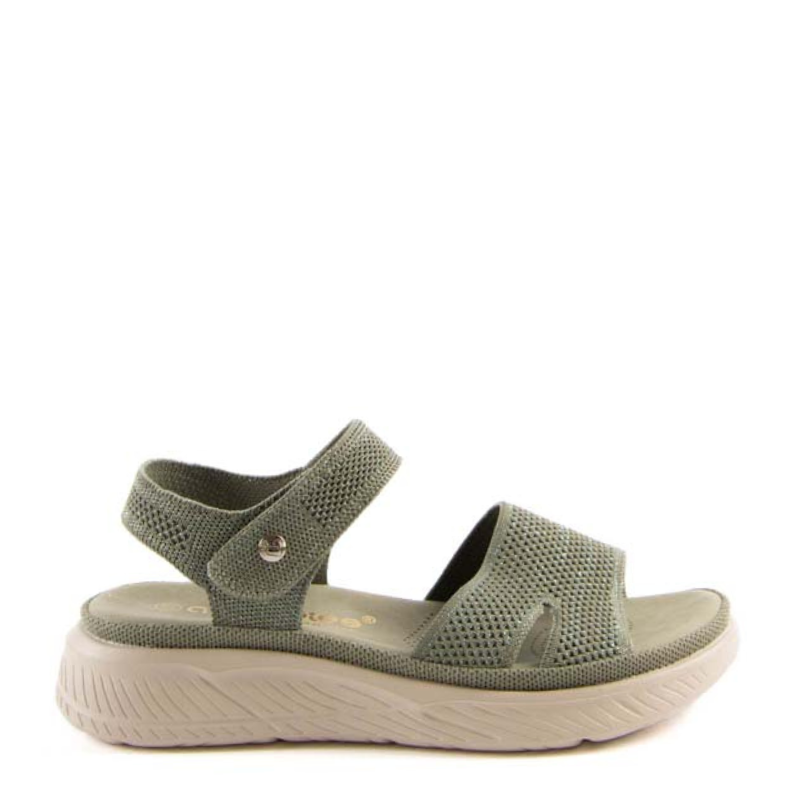 SANDALIA PICADA KNIT KAKI ABZ28660