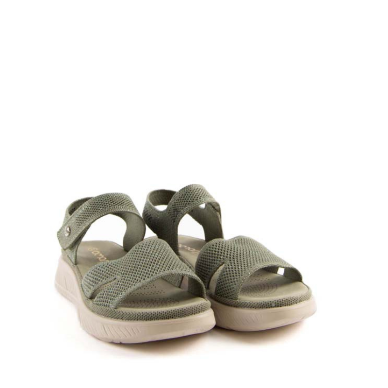 SANDALIA PICADA KNIT KAKI ABZ28660