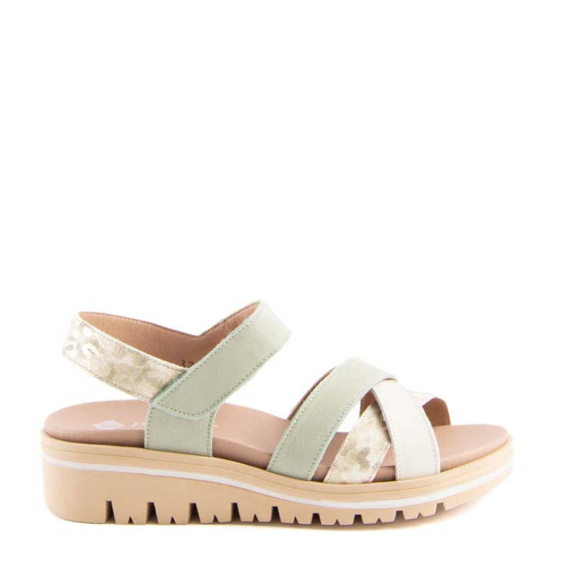 SANDALIA PALA TIRAS SALVIA 250784