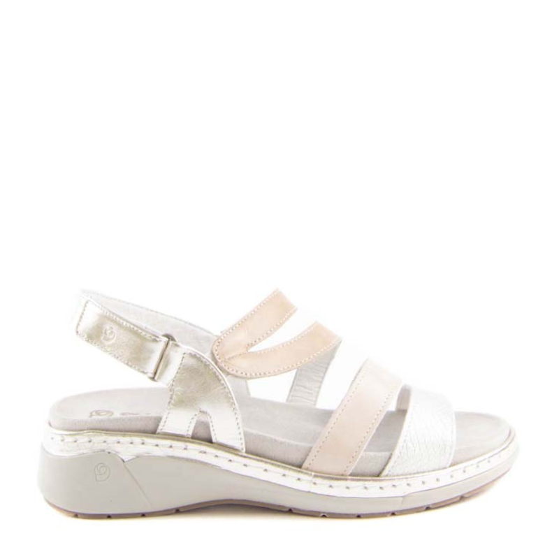 SANDALIA TIRAS COMBI STONE NATURAL 3320