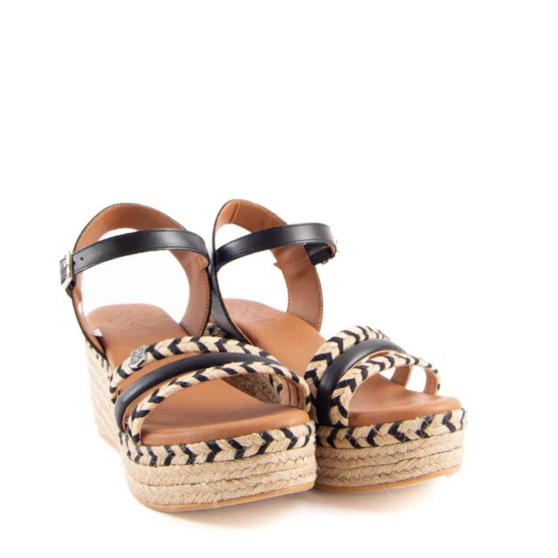 SANDALIA ALBANY CUERDA NEGRO CB33702