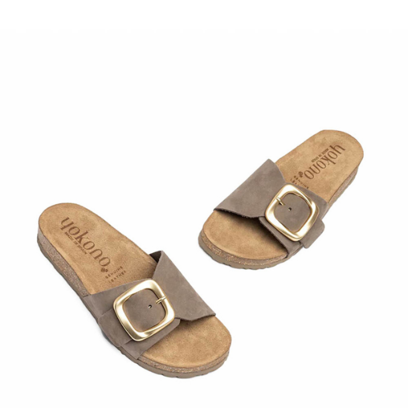 SANDALIA BIO PALA HEBILLA TABAC JERBA114