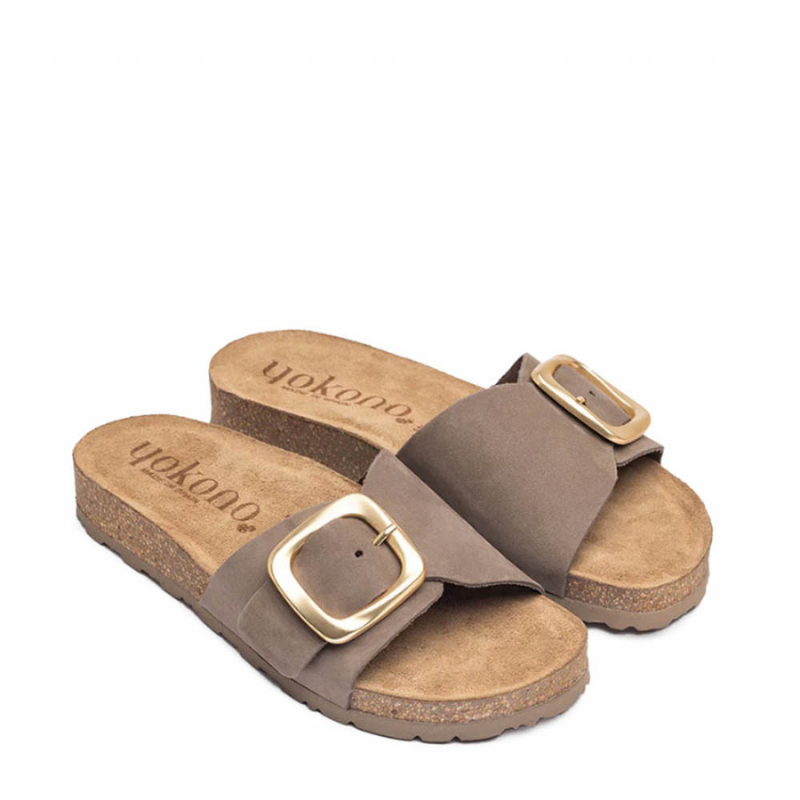 SANDALIA BIO PALA HEBILLA TABAC JERBA114