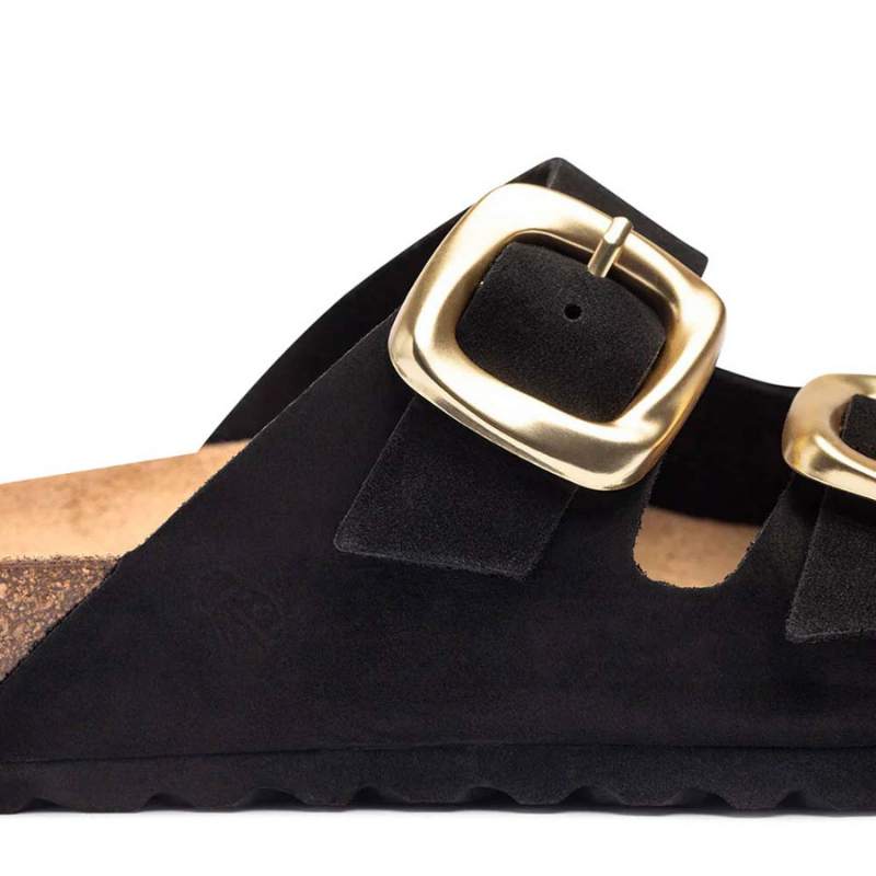 SANDALIO BIO HEBILLAS NEGRO GRANADA700