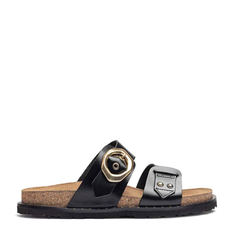 SANDALIA BIO REMACHES NEGRO BOLUS254