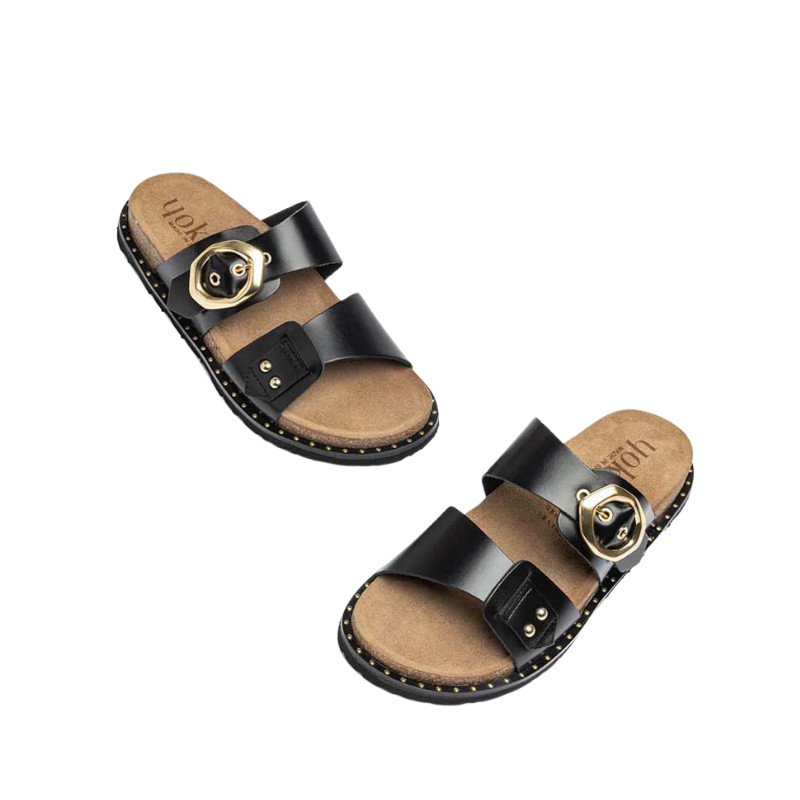 SANDALIA BIO REMACHES NEGRO BOLUS254