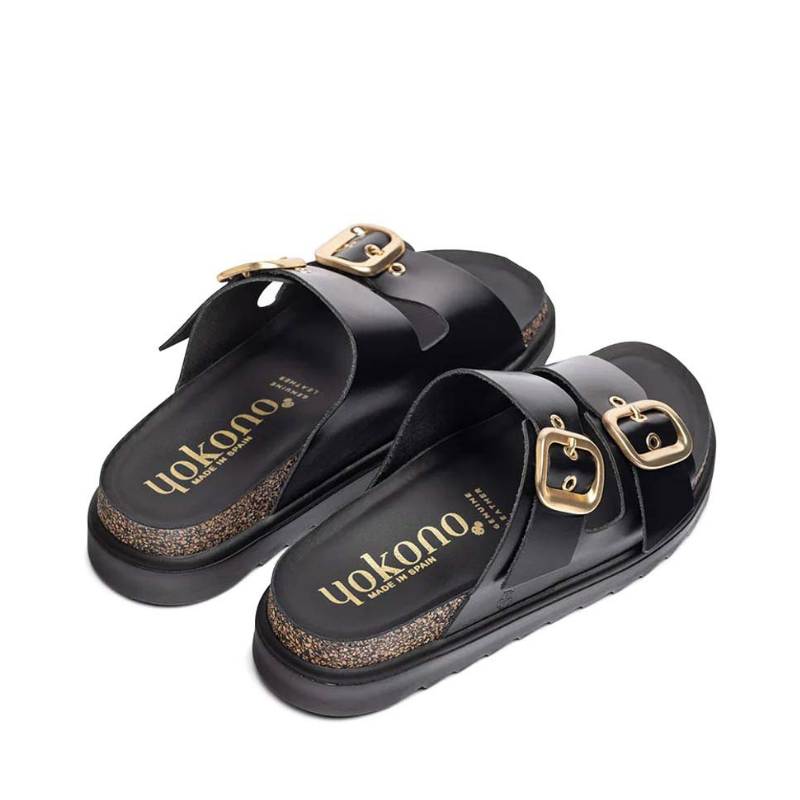 SANDALIA BIO DOBLE NEGRO TUNEZ130