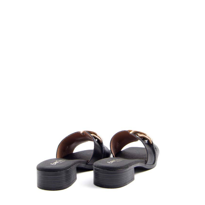 SANDALIA PALA CADENA NEGRO 5608