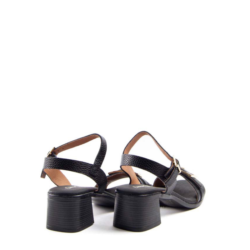 SANDALIA PALA APLIQUE NEGRO 5622