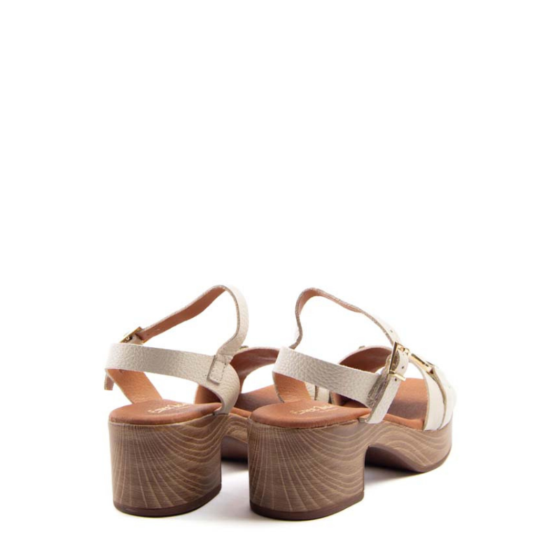 SANDALIA MADERA APLIQUE HIELO 5626