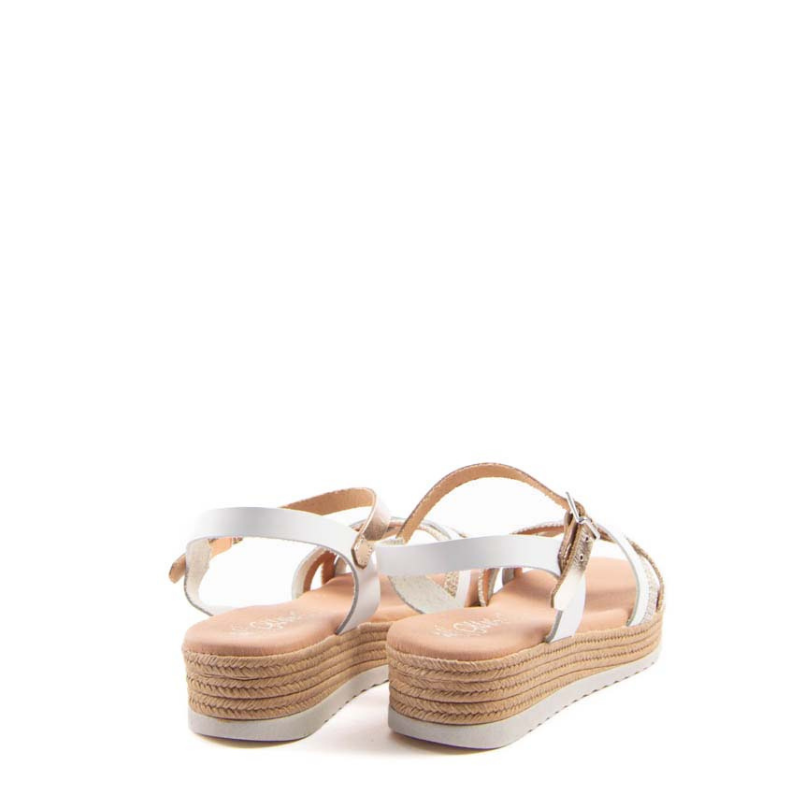 SANDALIA TIRAS COMBI BLANCO 5775