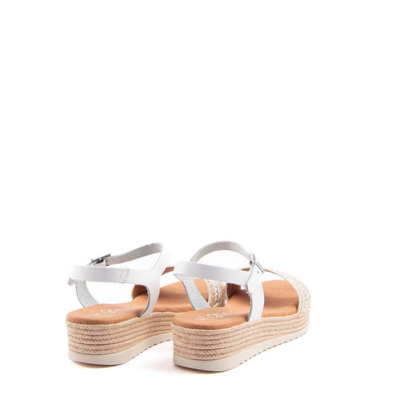 SANDALIA PALA TRENZA BLANCO 5779