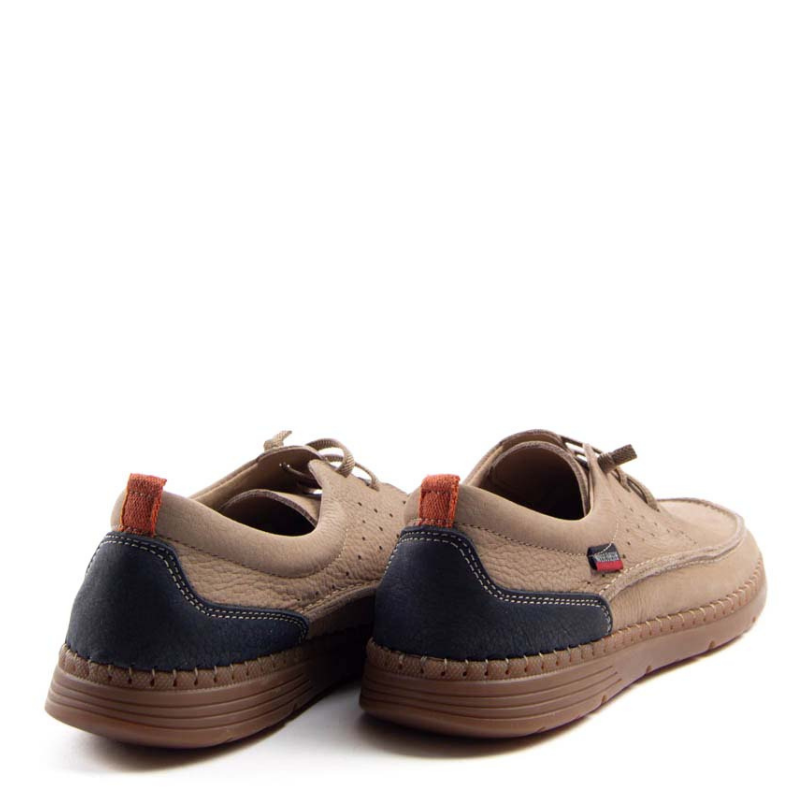 ZAPATO CASUAL ELASTICOS TAUPE 4218