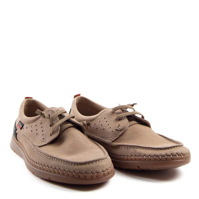 ZAPATO CASUAL ELASTICOS TAUPE 4218