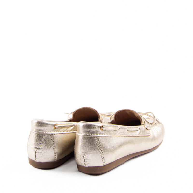 MOCASIN LAZO METALIZADO ORO 82627