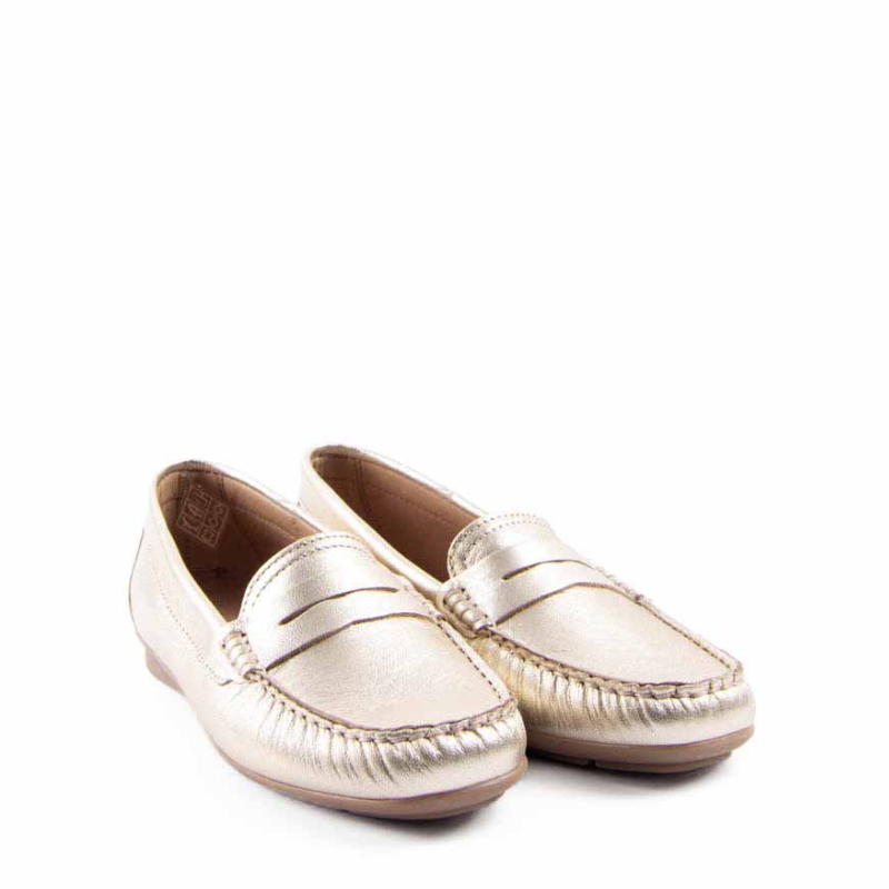 MOCASIN ANTIFAZ METALIZADO ORO 94239