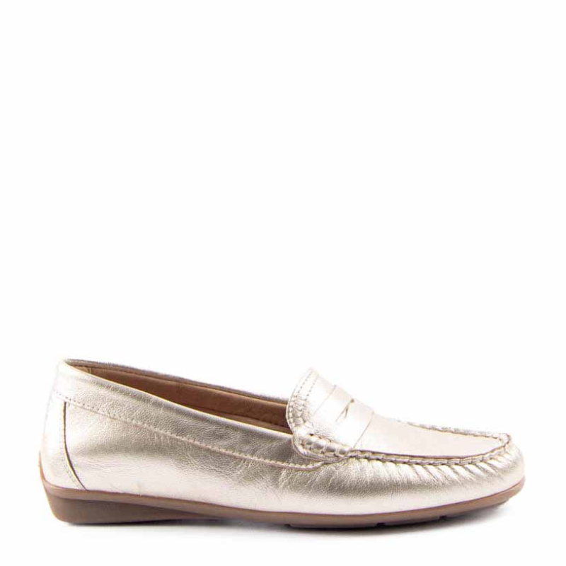 MOCASIN ANTIFAZ METALIZADO ORO 94239