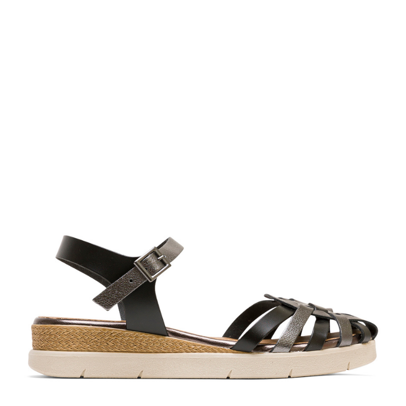 CANGREJERA CUÑA NEGRO PLOMO 3152