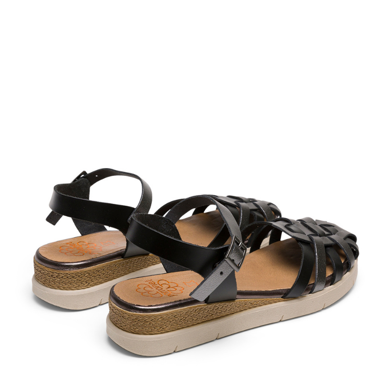 CANGREJERA CUÑA NEGRO PLOMO 3152