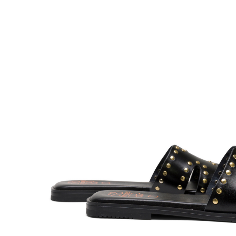 SANDALIA PALA H TACHAS NEGRO 3115