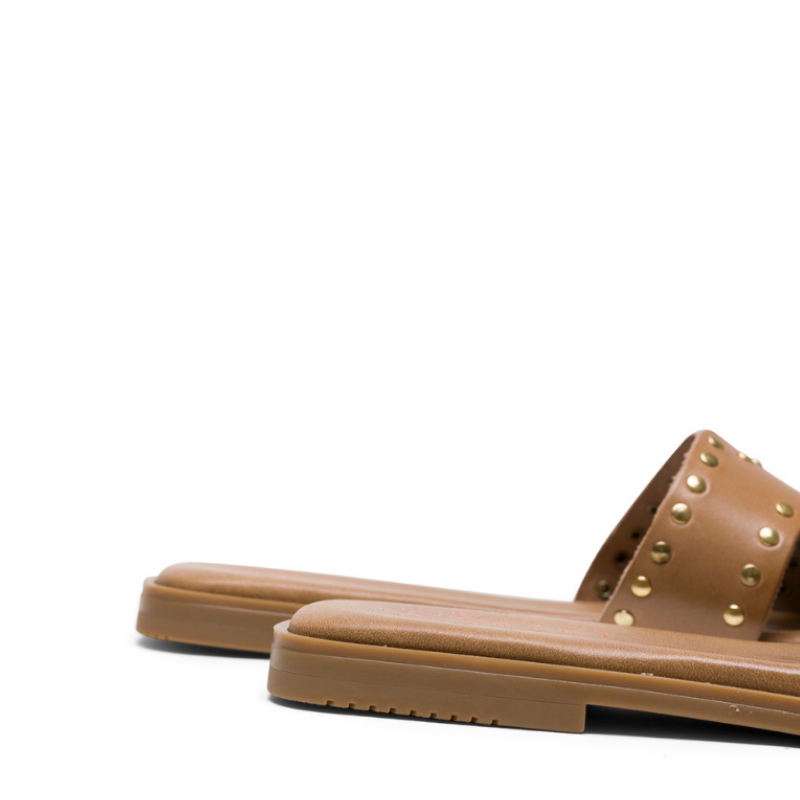 SANDALIA PALA H TACHAS TAUPE 3115