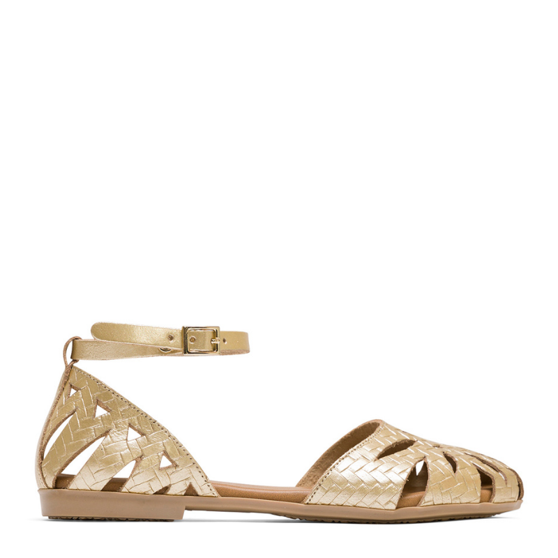 SANDALIA CANGREJERA ORO 3101