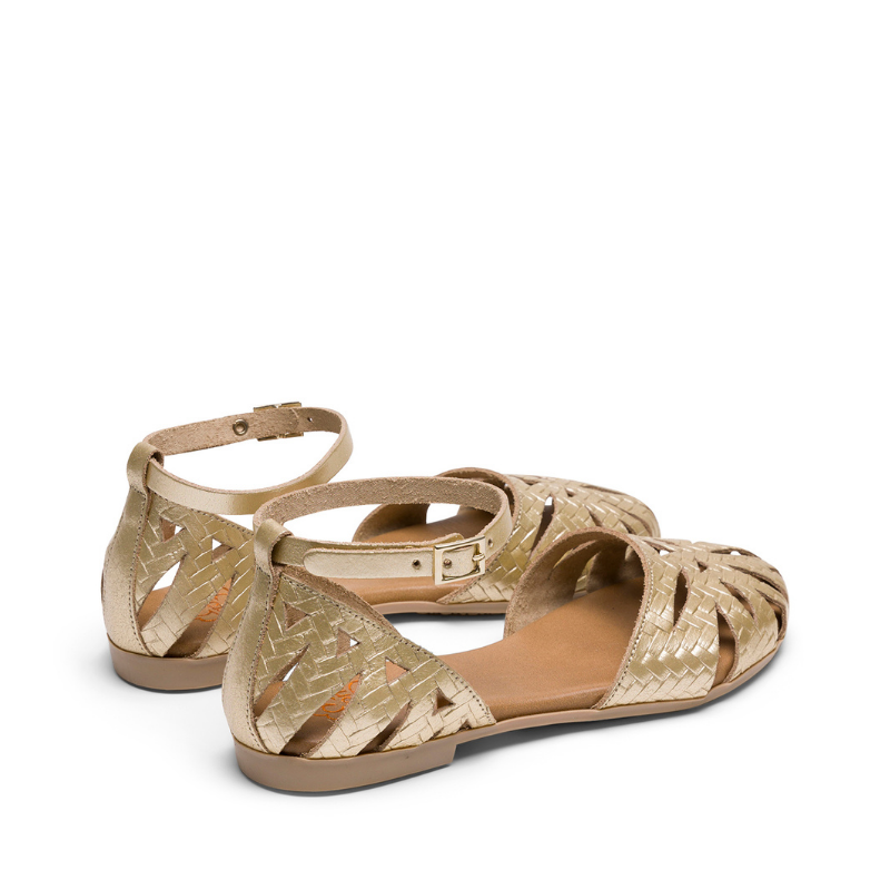 SANDALIA CANGREJERA ORO 3101