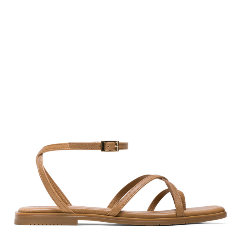 SANDALIA TIRAS DEDO TAUPE