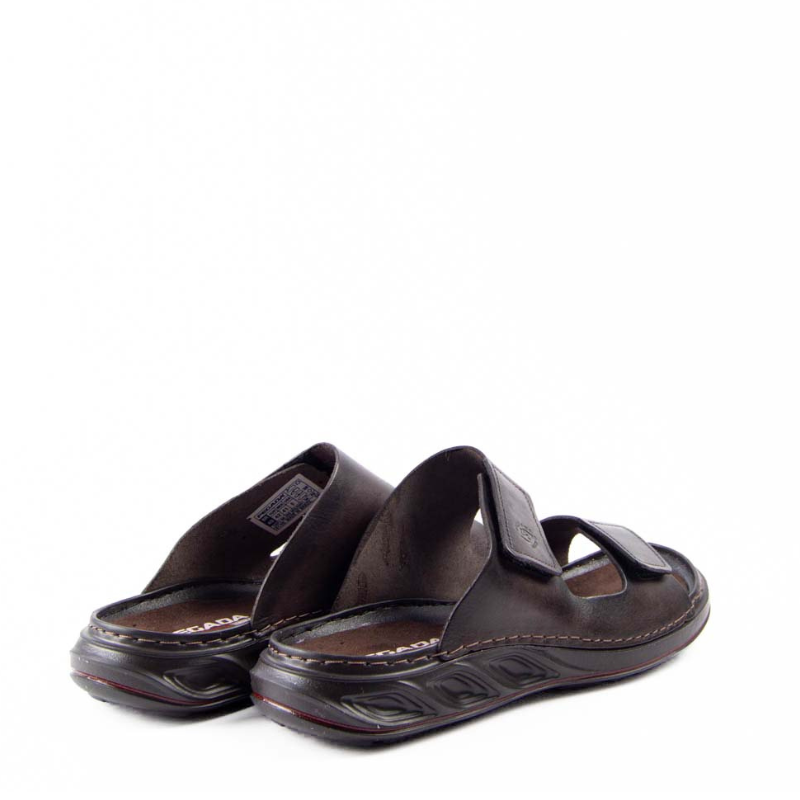 SANDALIA VELCROS BROWN 134101