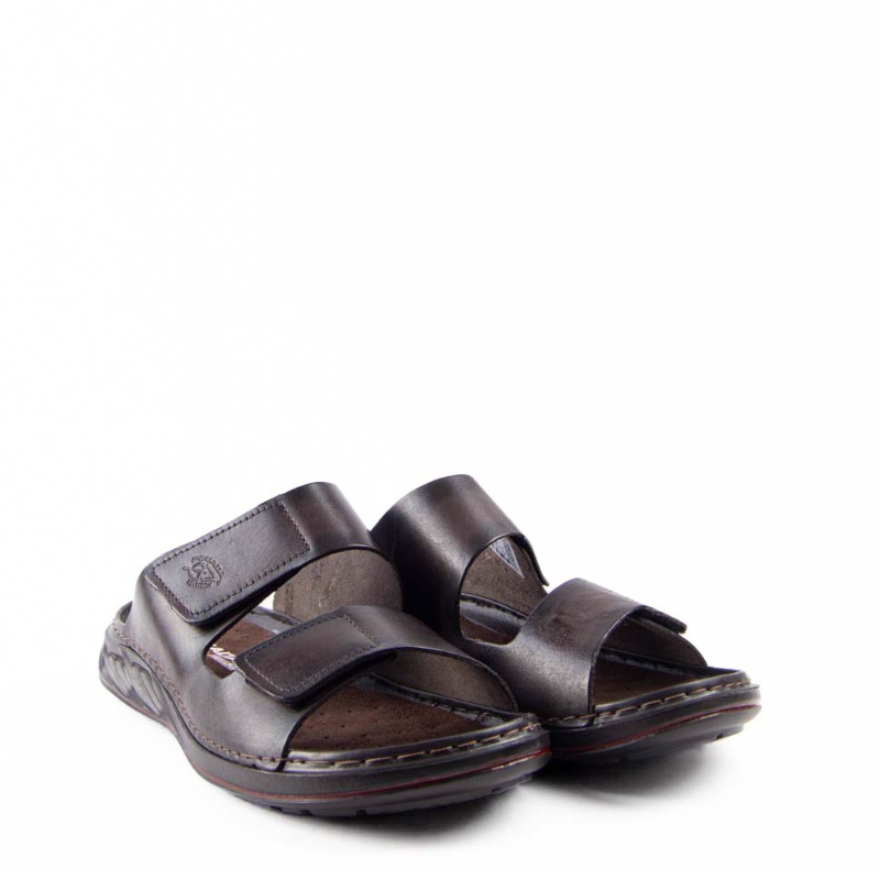 SANDALIA VELCROS BROWN 134101