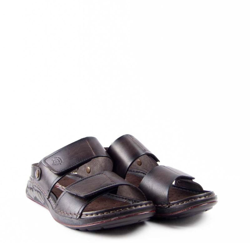 SANDALIA VELCROS BROWN 134104