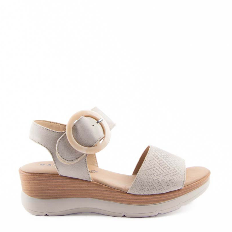 SANDALIA HEBILLA SNAKE BONE 40200GSERP