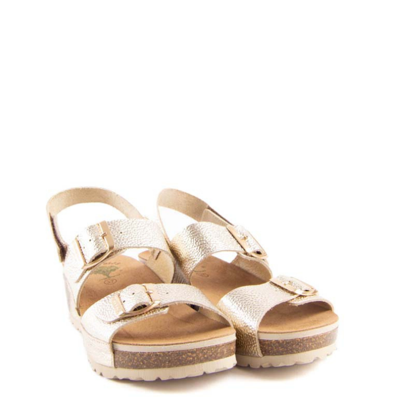 BIO DOBLE HEBILLA VELCRO PLATINO 5812