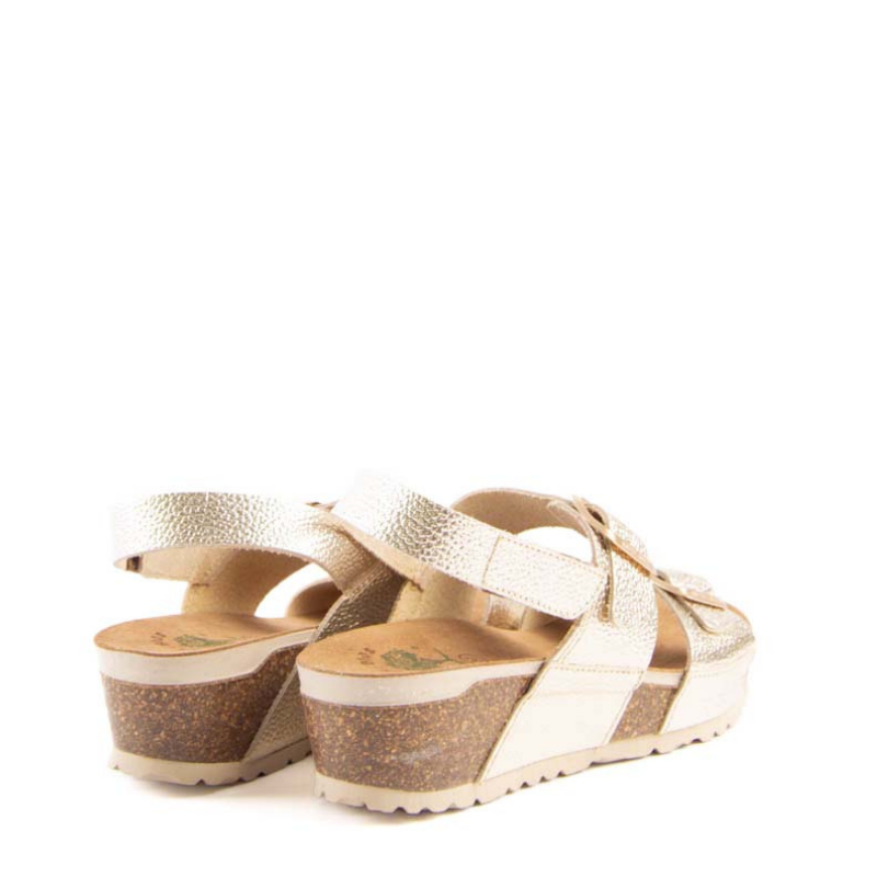 BIO DOBLE HEBILLA VELCRO PLATINO 5812