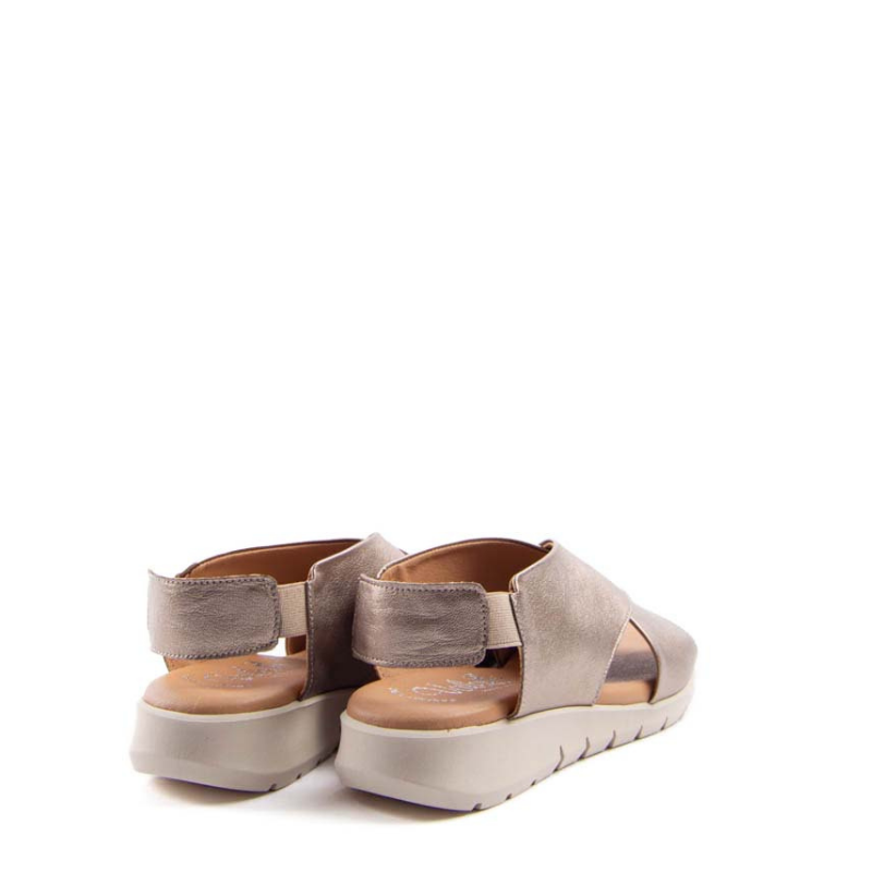 SANDALIA CRUZADA TAUPE 1023