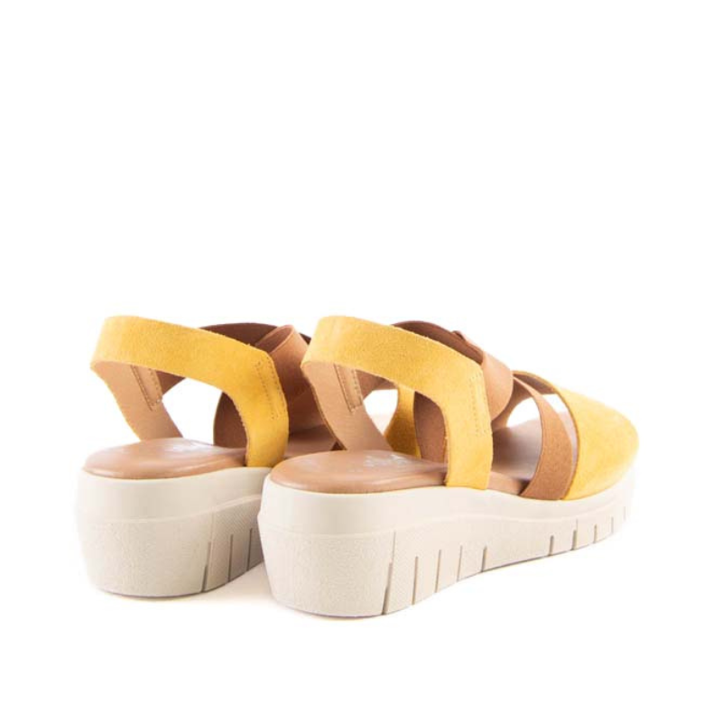 SANDALIA ELASTICOS OCRE 2003