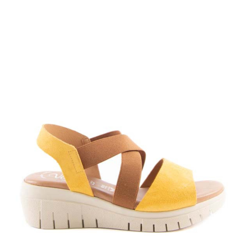 SANDALIA ELASTICOS OCRE 2003