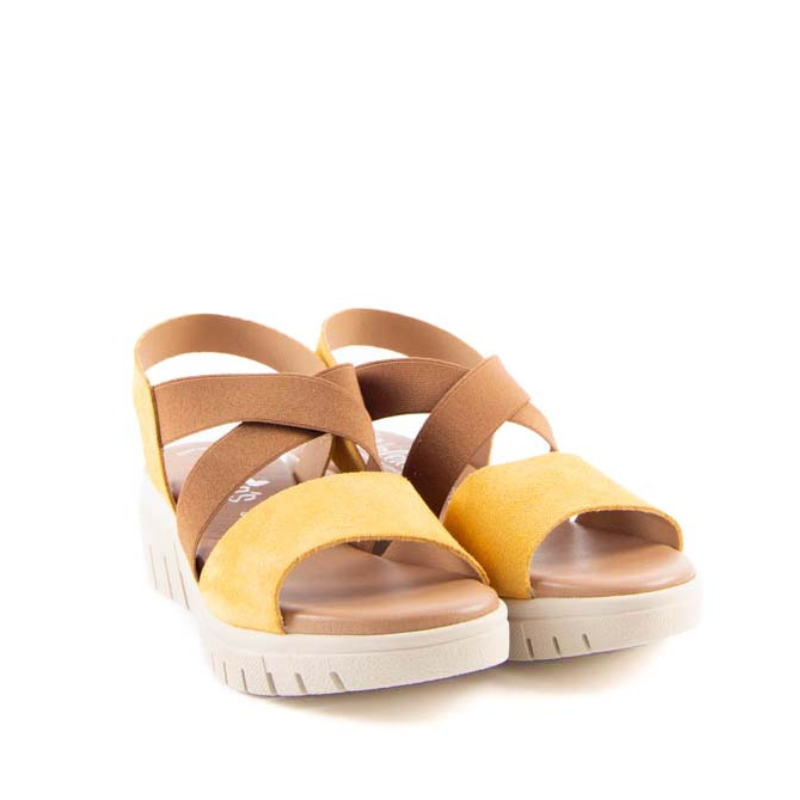 SANDALIA ELASTICOS OCRE 2003