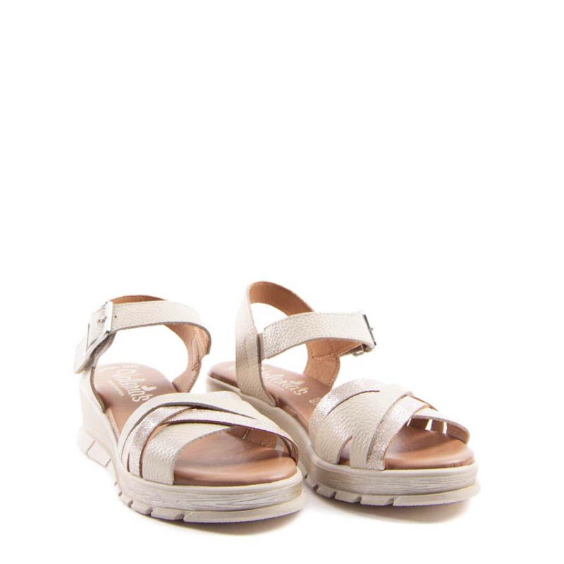 SANDALIA HEBILLA BEIGE 1984