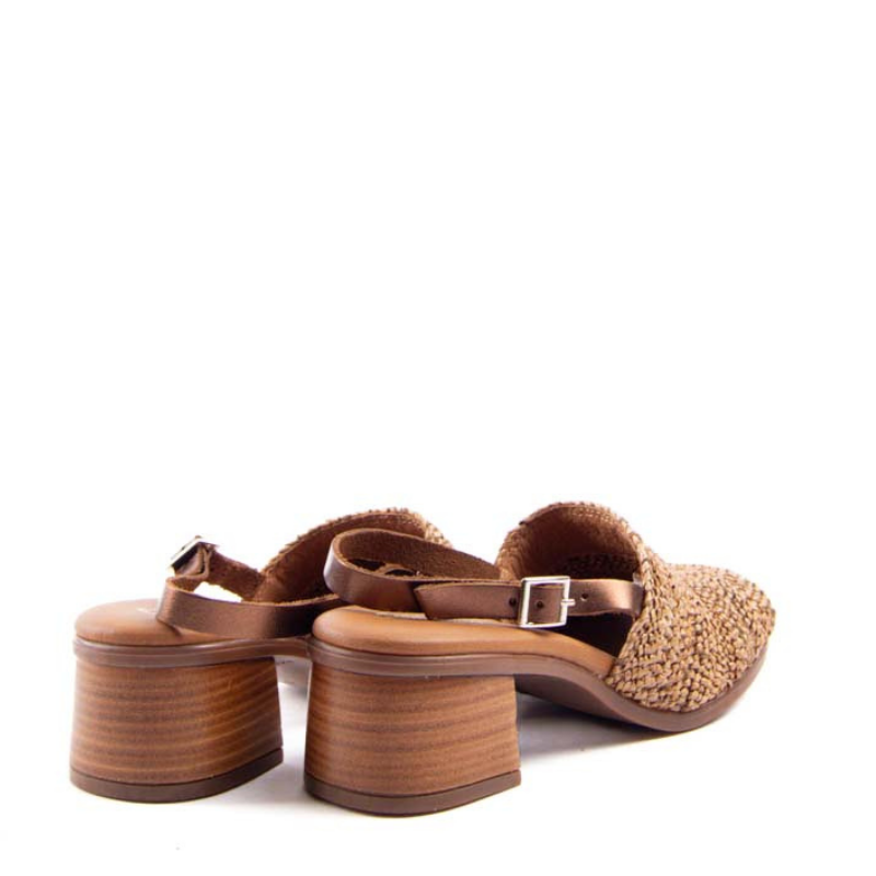 SANDALIA PALA RAFIA CUERO 2732