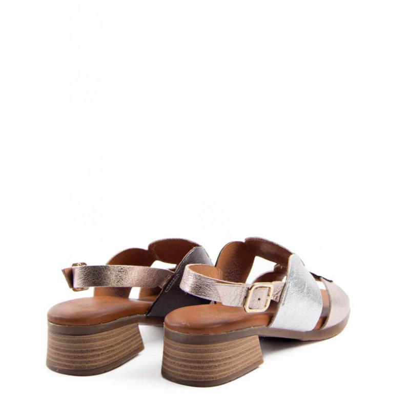 SANDALIA CIRCULOS MULTI PLATA 2684