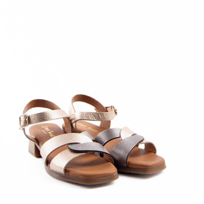 SANDALIA PULSERA BOMBI PLATINO 2672